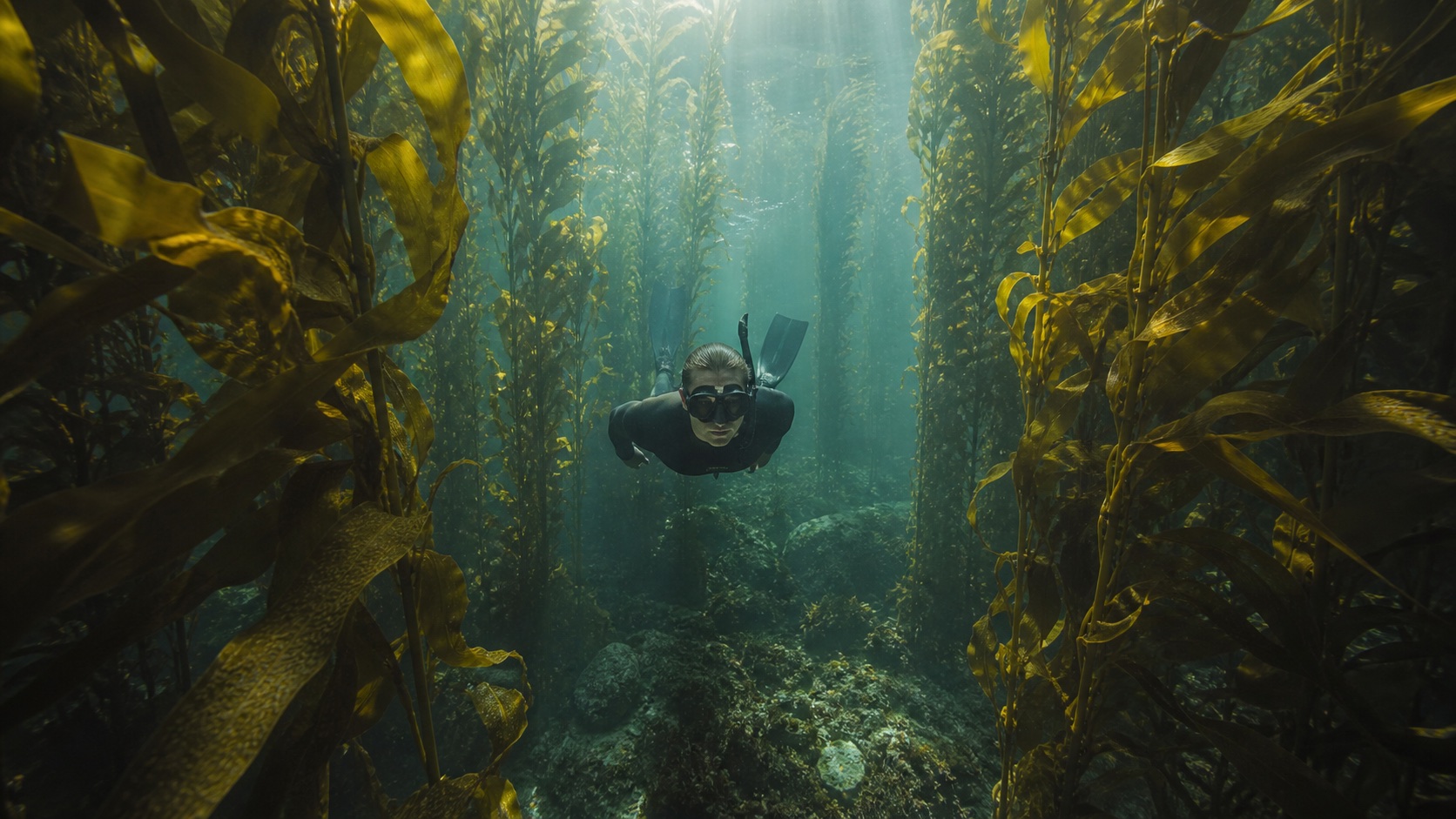 Enhanced kelp forest